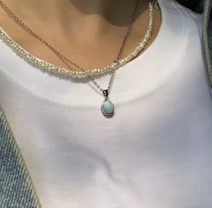 Collier Harmonie Larimar