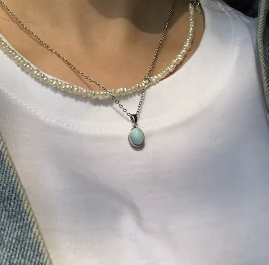 Collier Harmonie Larimar