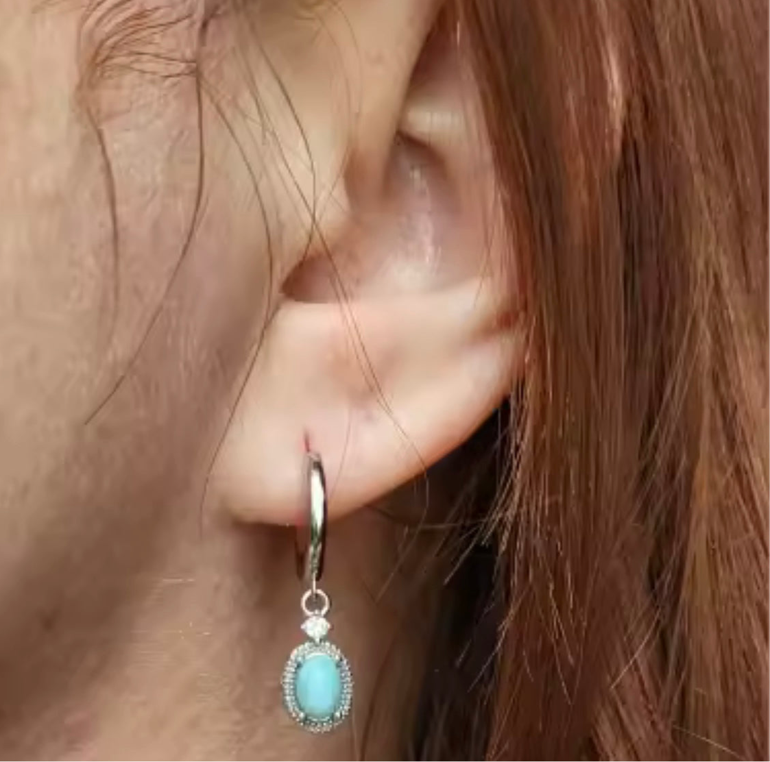 Boucles d’Oreilles Harmonie Larimar